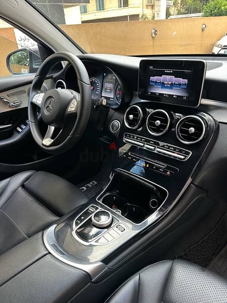 Mercedes GLC 300 coupe 2017 gray on black (clean carfax-50k miles) 7