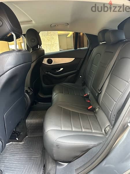 Mercedes GLC 300 coupe 2017 gray on black (clean carfax-50k miles) 10