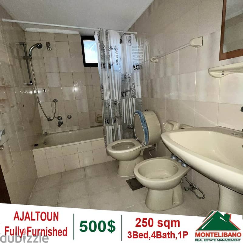 500$!!! Prime location in AJALTOUN for rent Furnished 7