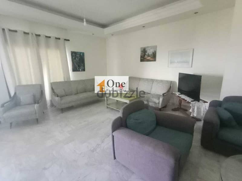 FURNISHED apartment for RENT in ADMA , with a great sea view. 1