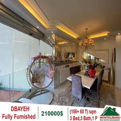 210000$!! Fully Furnished Apartment for sale in Dbayeh 0