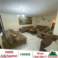 140000$!! Sea View Apartment for sale in Rabwe 0