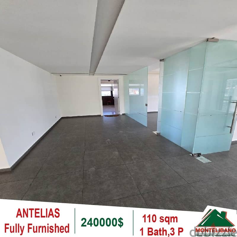 240000$!! Fully Furnished Office for sale in Antelias 4