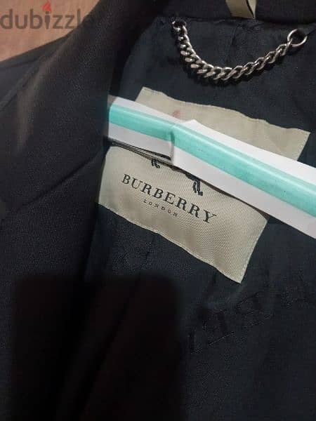 used once authentic burberry coat 2