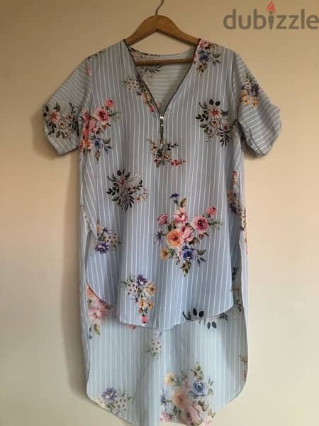 Beautiful floral Tunic Made in Greece 1