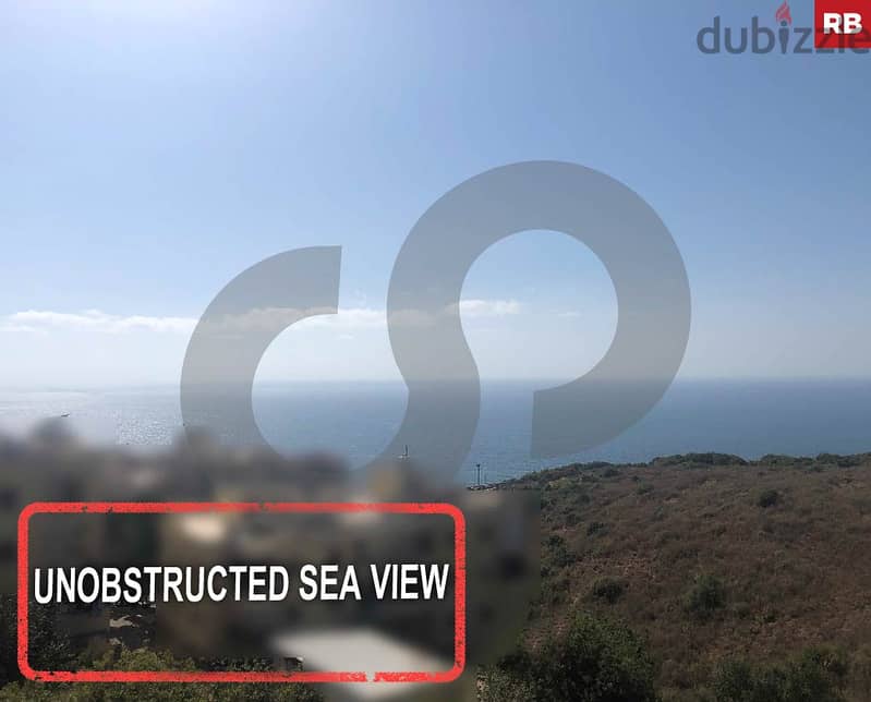 Unobstructed sea view, Jbeil, Jeddeyel/ جدايل  REF#RB112676 0