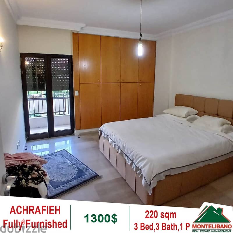 1300$!! Fully Furnished Apartment for rent in Achrafieh 4