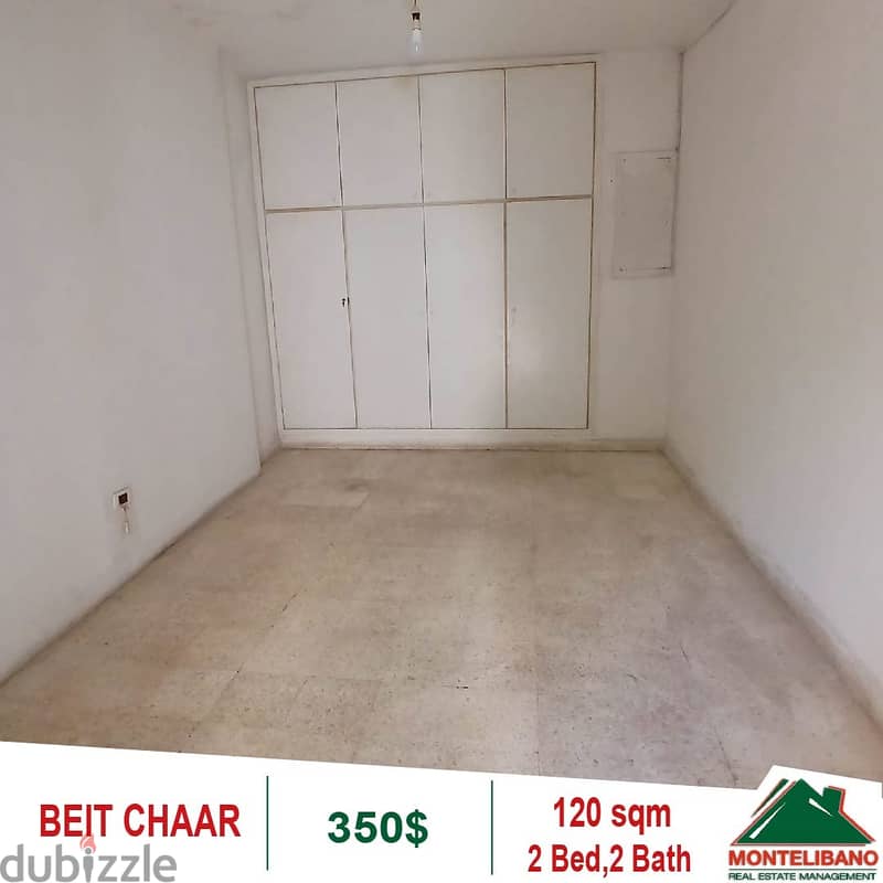 350$!! Apartment for rent in Beit Chaar 2