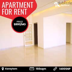 Apartment for rent in Koraytem شقة للايجار في بيروت 0