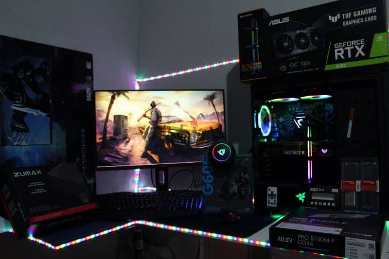 Gaming pc Full setup I-5 12th+RTX 3080 0