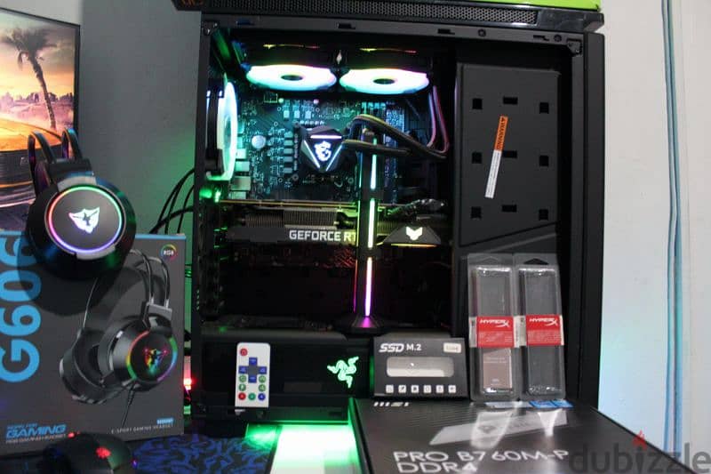 Gaming pc Full setup I-5 12th+RTX 3080 1