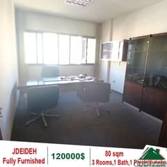 120000$!! Furnished Offices for sale located in Jdeideh 0