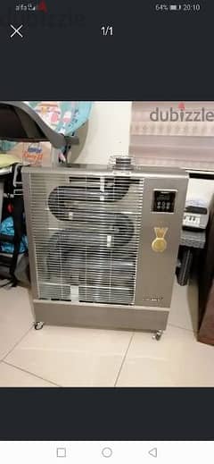 Airrex Diesel Korean infrared heater 2002F with fan and remote. 80m2. 0