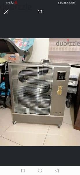 Airrex Diesel Korean infrared heater 2002F with fan and remote. 80m2. 0