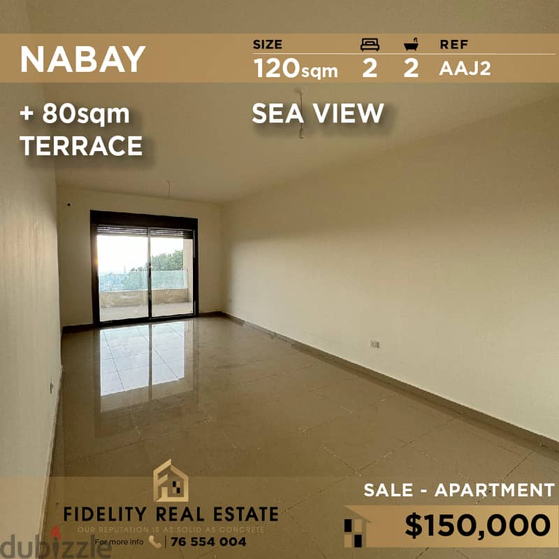 Apartment for sale in Nabay AAJ2 للبيع في ناباي 0