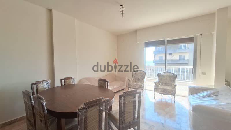 Semi furnished apartment for rent in Antelias with partial seaview 2