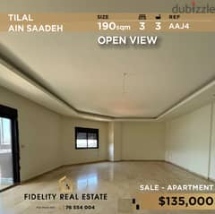 Apartment for sale in Tilal ain saadeh AAJ4