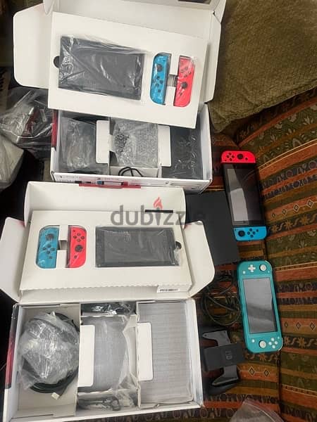 nintendo switch V1 almost new and open box 0