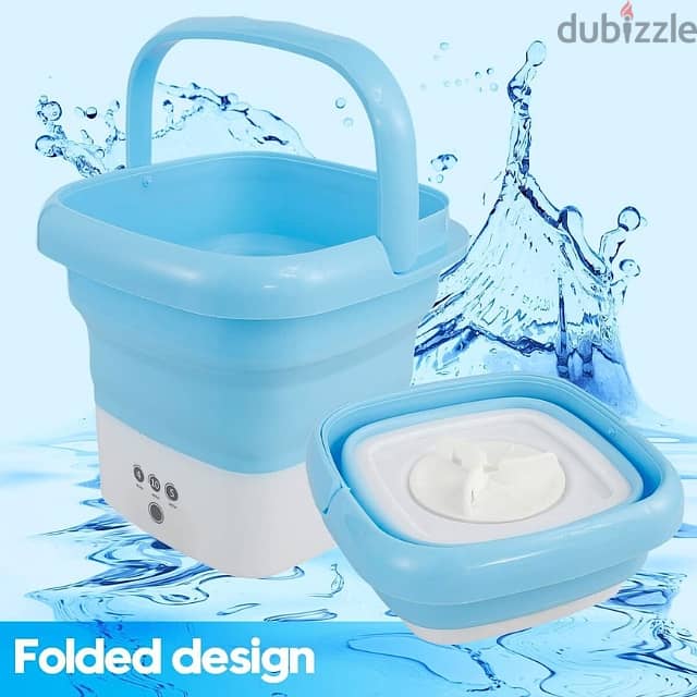 Mini Washing Machine – Foldable Laundry Washer & Dryer 1