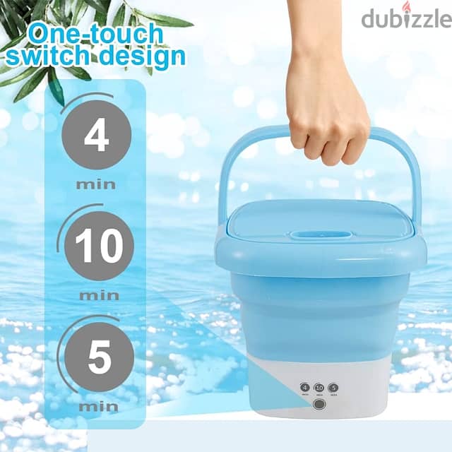 Mini Washing Machine – Foldable Laundry Washer & Dryer 2