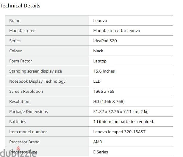 LENOVO IDEAPAD 320 AMD E2-9000 RADEON R2 7TH GEN . . . 4