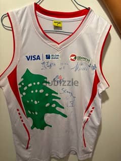 Lebanon National Team signed shirt 0