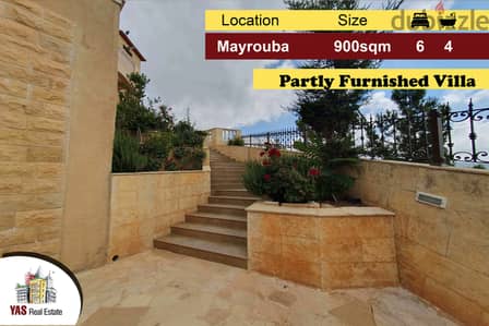 Mayrouba 900m2 | Garden | Villa | Partly Furnished | KH |