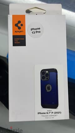 Cover Spigen Touch Armor blue iPhone 13 pro ACS03279 original & great