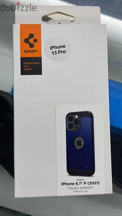 Cover Spigen Touch Armor blue iPhone 13 pro ACS03279