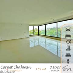 Cornet Chahwan | Brand New 3 Bedrooms Apart | High End | Open Sea View 0