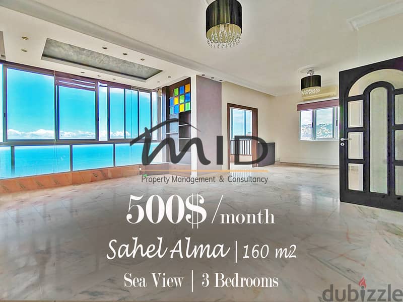 Sahel Alma | Full of Character 3 Bedrooms Apartment | Open Sea View 1