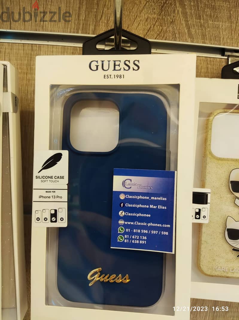 Cover Guess silicone iphone 13 series exclusive & best price 0