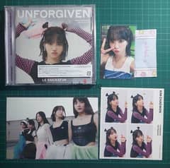 Le sserafim unforgiven japan album kpop