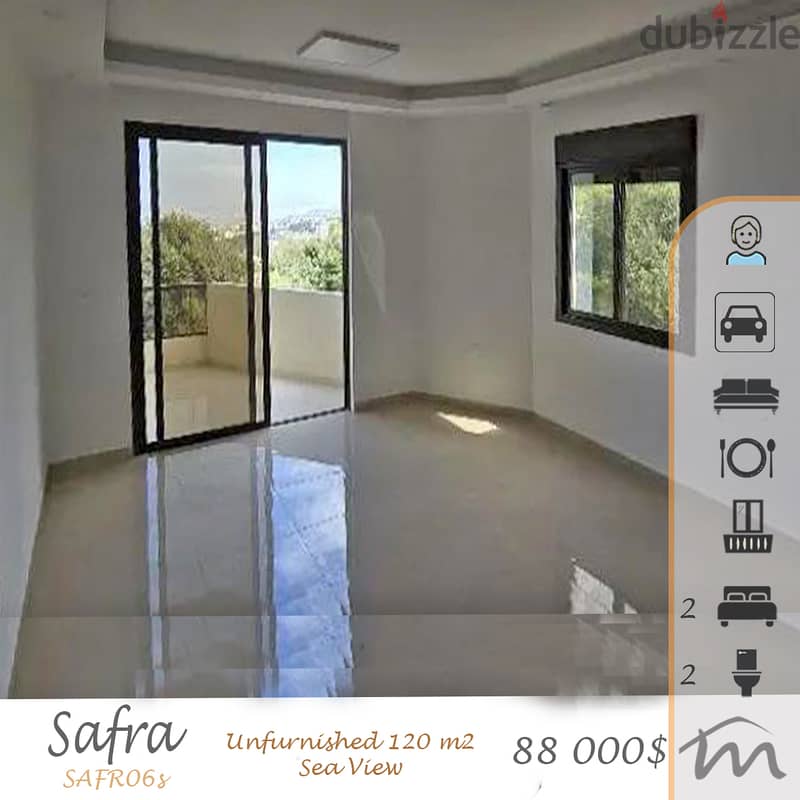 Safra | Brand New 2 Bedrooms Apartment | Open Sea View | Investment 0