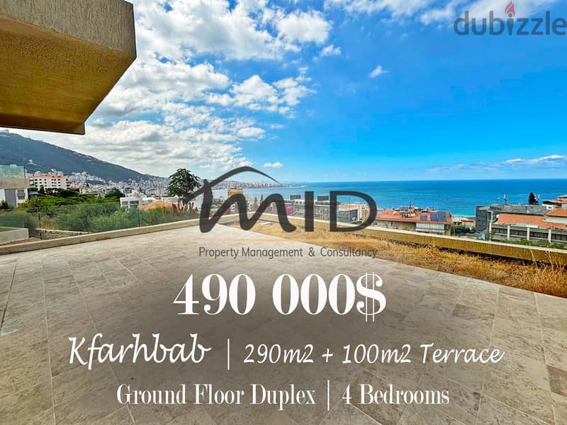 Kfarhbab | Brand New 390m² Duplex | Terrace | Open View | High End Apt 1