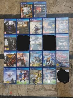 Ps3 and ps4 games used. Atari and wrestle joystick consoles+figurines