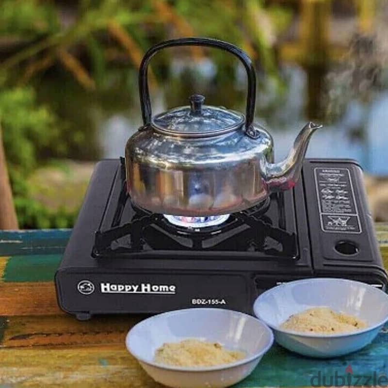 Portable Gas Stove for Camping with Carry Case & Heat Control 3