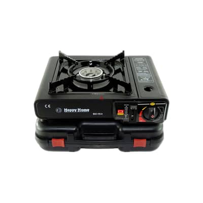 Portable Gas Stove for Camping with Carry Case & Heat Control