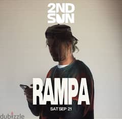 Rampa ticket for SALE , ahm club, 2nd sun, sat 21st sept