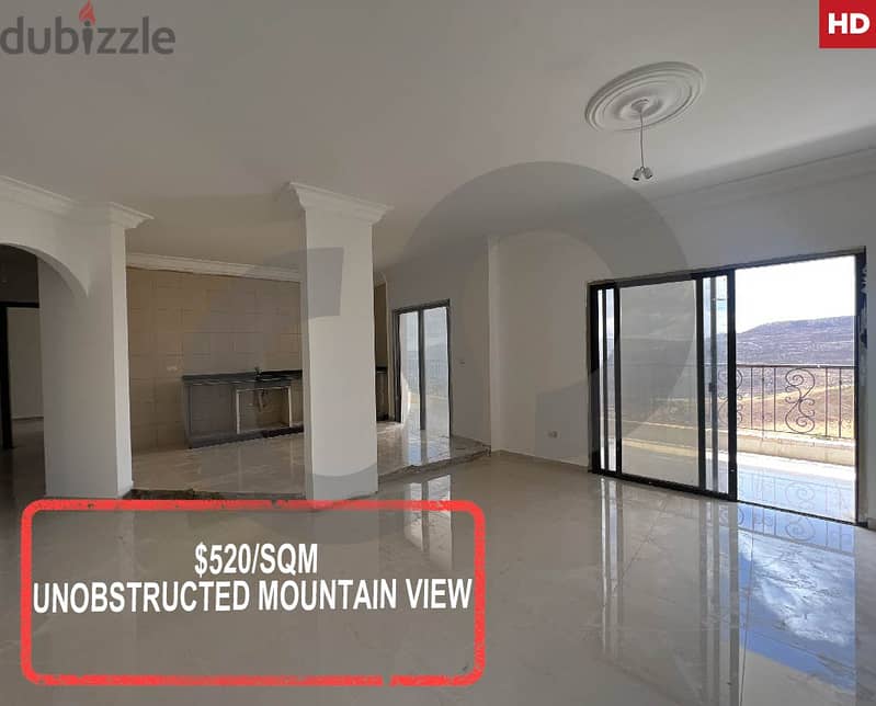 Unobstructed Mountain View, Aley, Bedghane,Sawfar/صوفر REF#HD112704 0