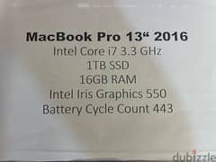 macbook pro 2016