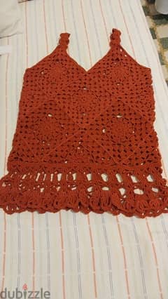 hand made crochet top