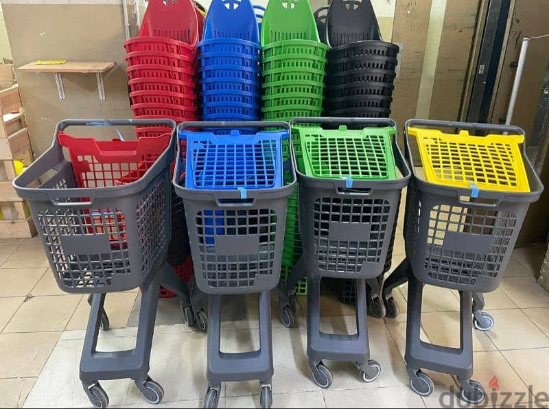 Trolley for supermarket shops Made in Spain POS NEW عربات سوبرماركت 12