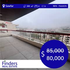 Apartment for sale in Sawfar! | شقة للبيع في صوفر