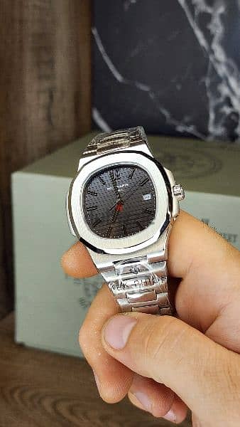 patek philippe nautilus vemon black dial 1