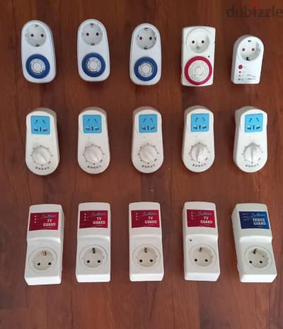 VOLTAGE PROTECTORS & TIMERS-15 PCS