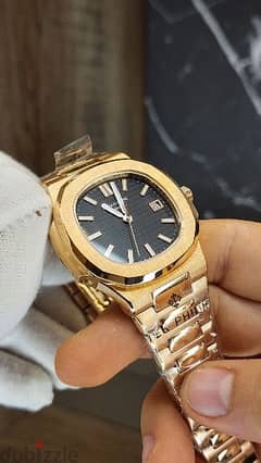 patek philippe nautilus rose gold with black dial