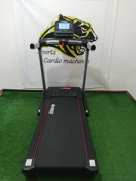 3hp, fitness factory treadmill with automatic incline 1