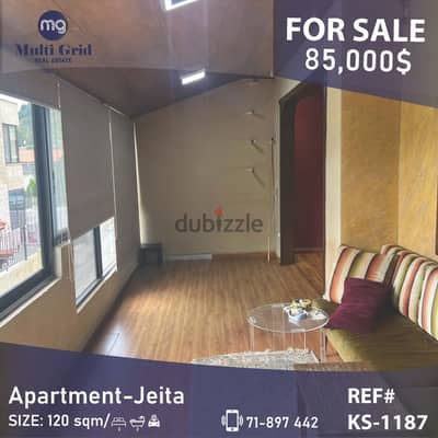 KS-1187 / Apartment for Sale in Jeita, شقة للبيع في جعيتا