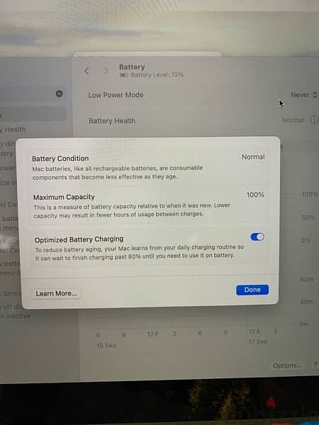 MacBook pro M2 512SSD 8RAM 3 battery Cycle 2